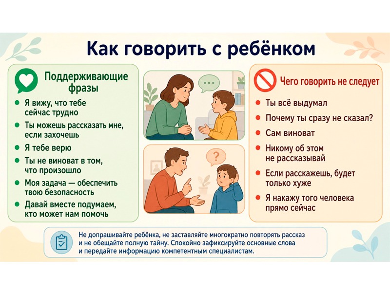 Как говорить с ребёнком.